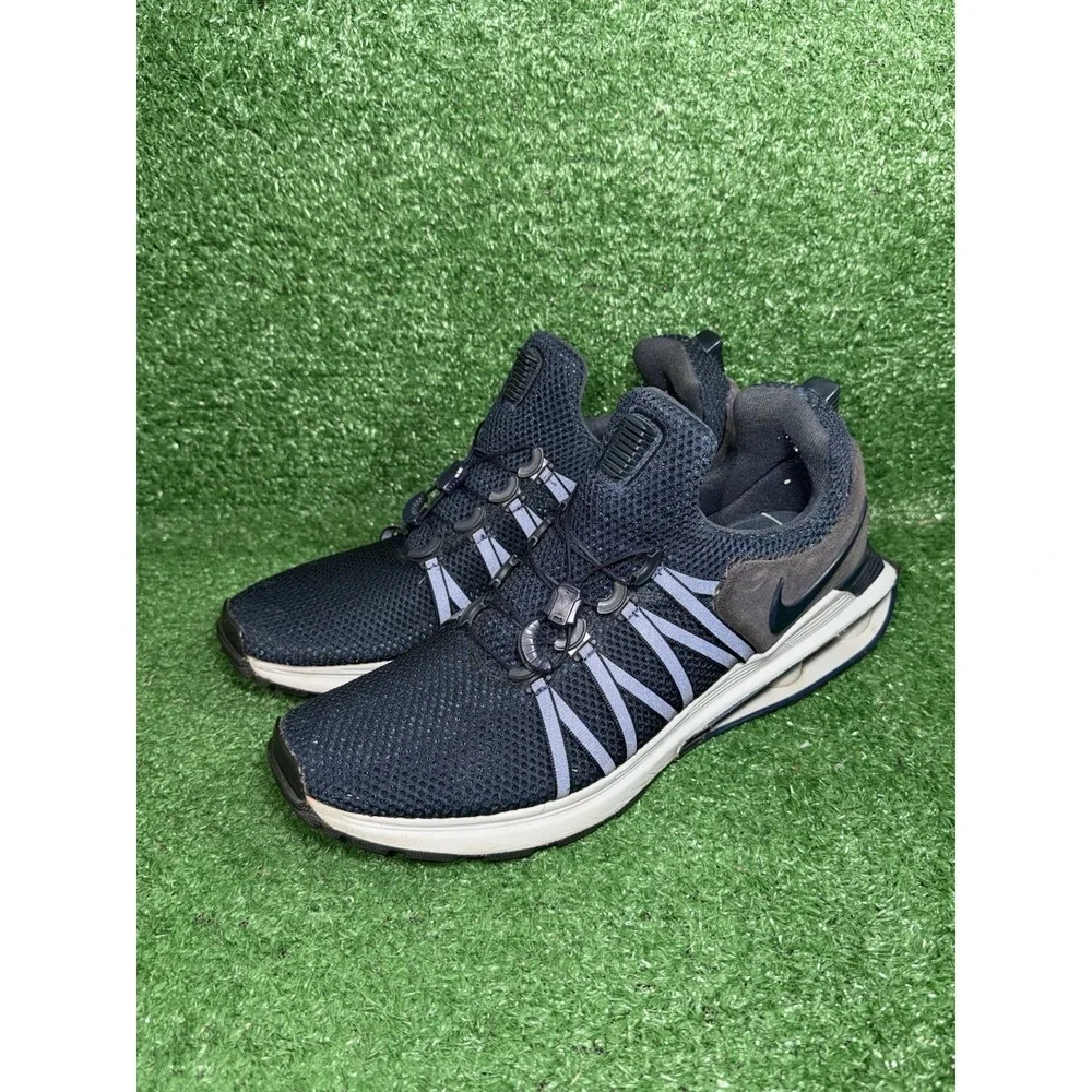 Nike Shox Gravity Mens Size 12 Navy Blue Running Shoes‎ Comfort Walking Sneakers